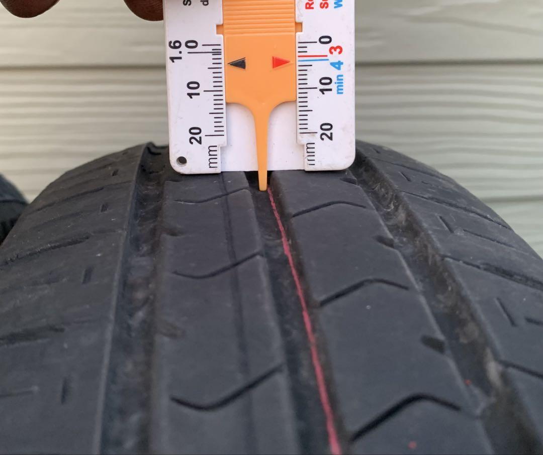 かつ　155/65 R13 ブリヂストン NH100C 中古4本セット