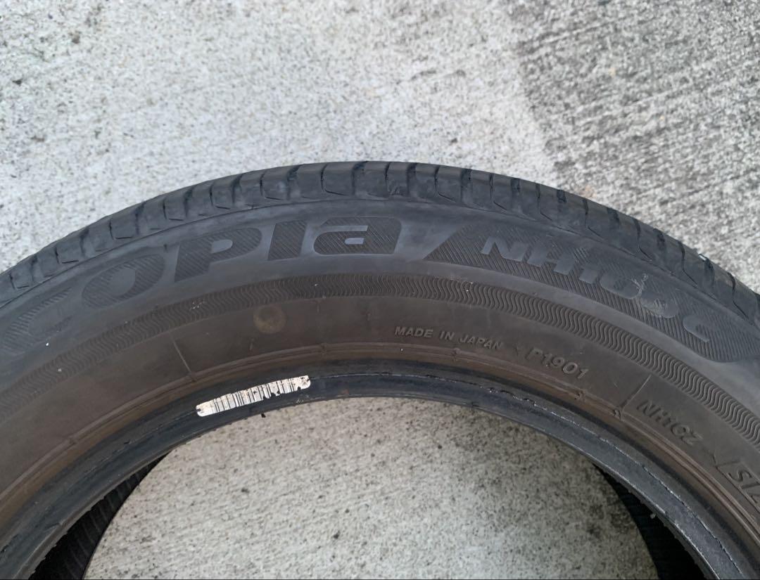 かつ　155/65 R13 ブリヂストン NH100C 中古4本セット
