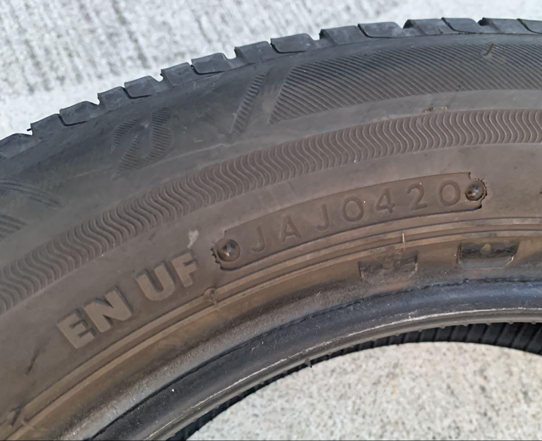 かつ　155/65 R13 ブリヂストン NH100C 中古4本セット