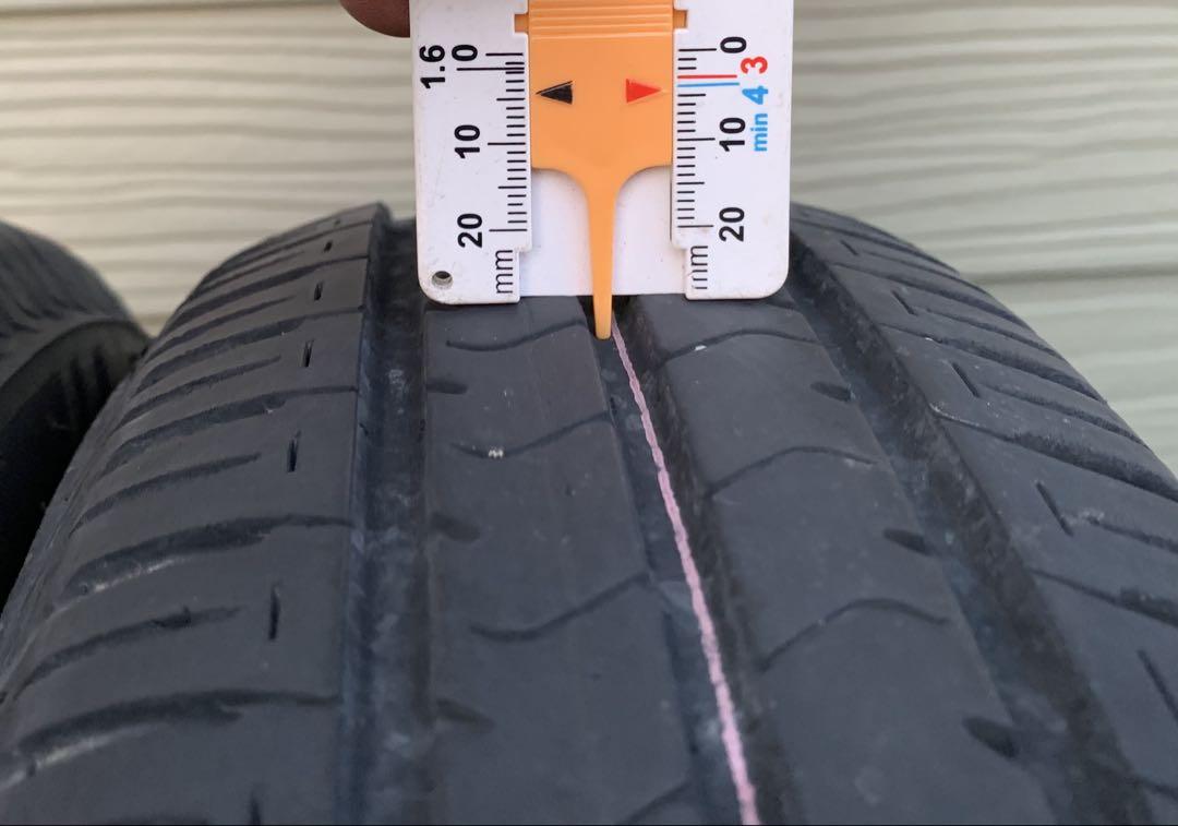 かつ　155/65 R13 ブリヂストン NH100C 中古4本セット