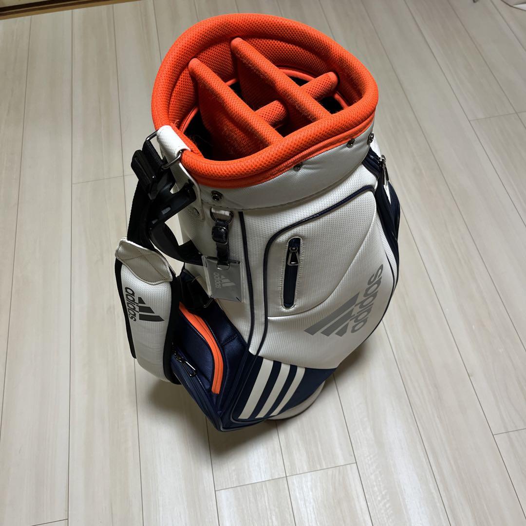 キャディーバック　adidas ホワイト
