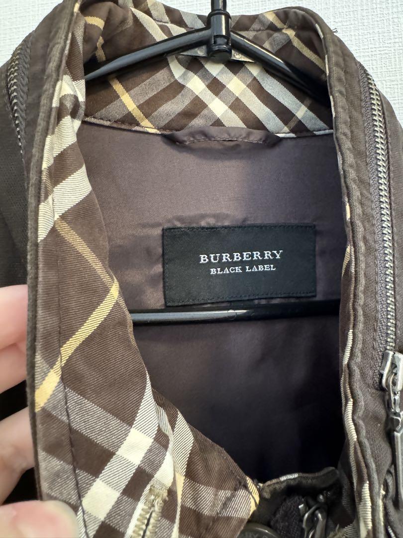 【処分価格】BURBERRY BLACK LABEL ミリタリージャケット