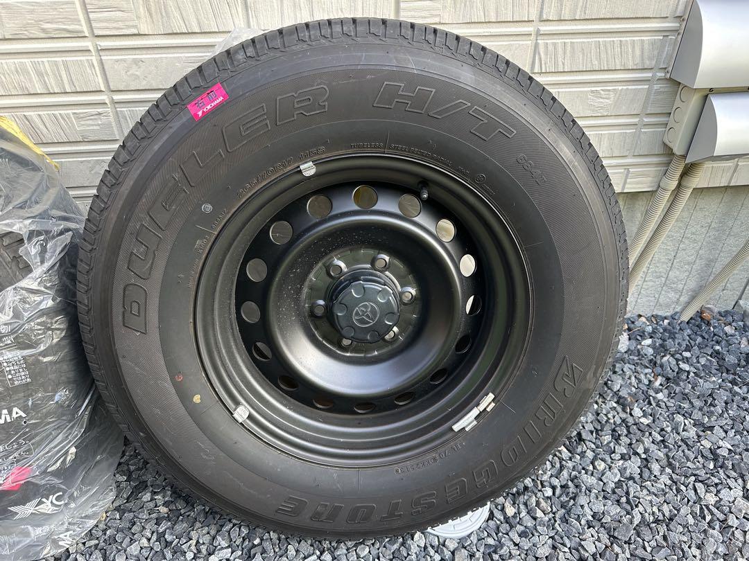FJクルーザー　純正スチールホイール4本セット　265/70R17