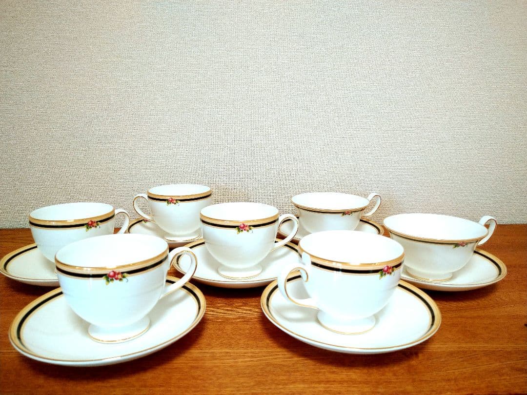 ウェッジウッド クリオ カップ ソーサー5客＆ティーカップピオニー2客 計7客WEDGWOOD