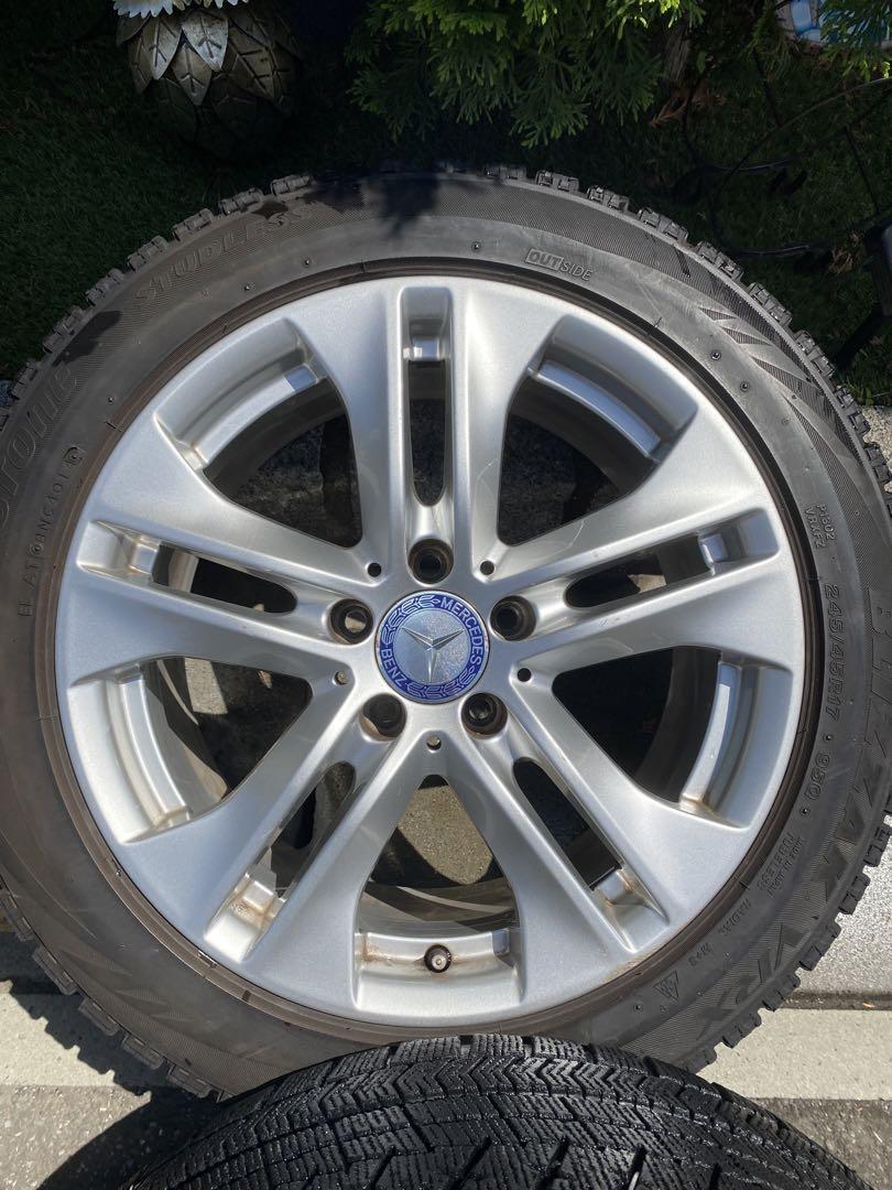 引取限定　ベンツ W212 Eクラス 純正 17インチ 245/45R17