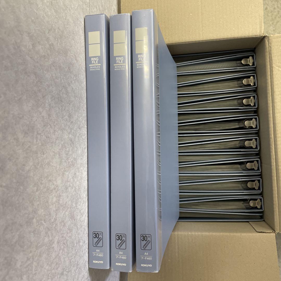 30穴A4サイズのリングファイル20冊　替紙付