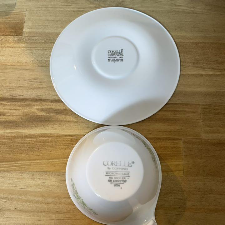 CORELLE 5客 花柄 NUu8W-m84752139149 コレール カップ&ソーサー 正規店好評