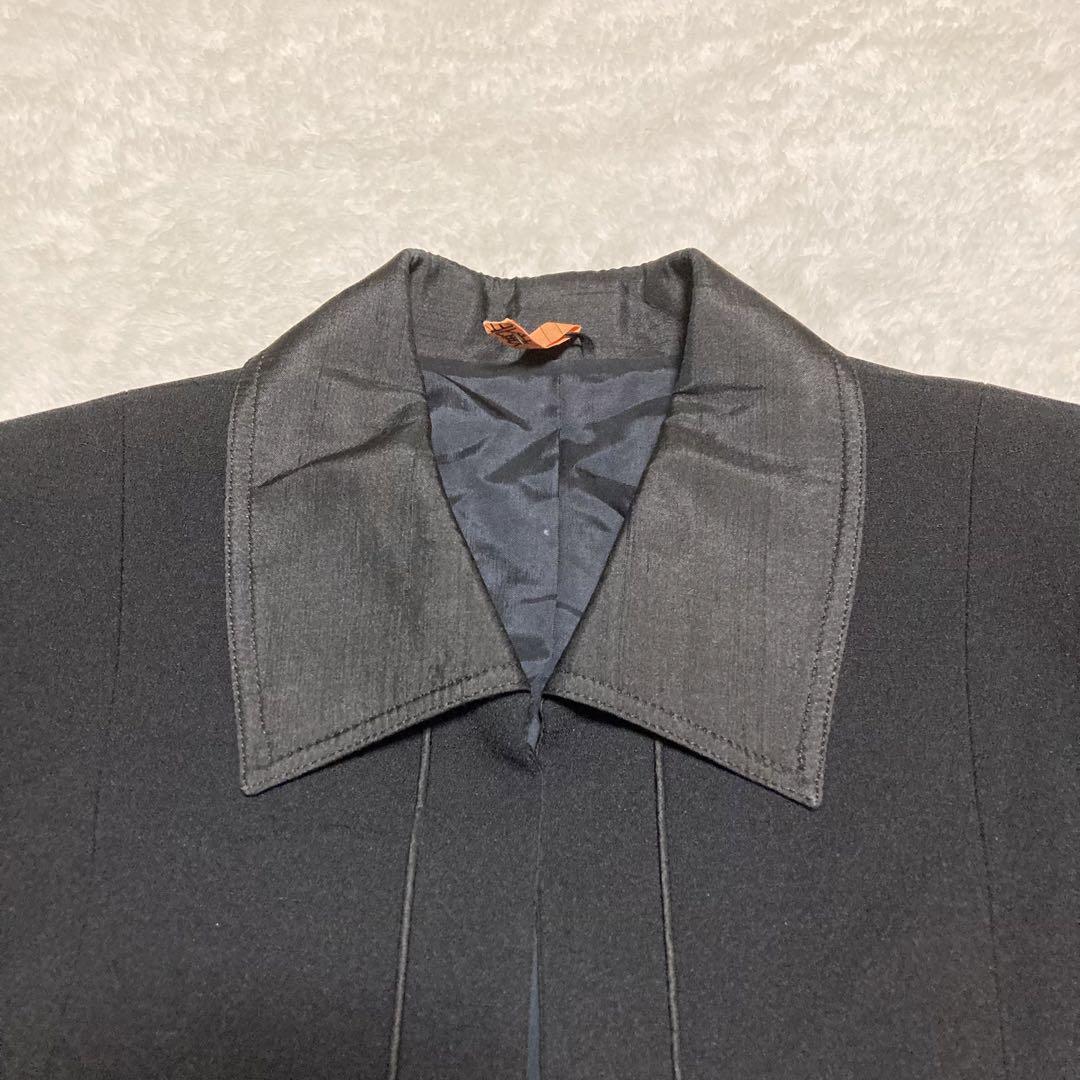 東京イギン シルク ワンピース 高級礼服 ブラックフォーマル 9号