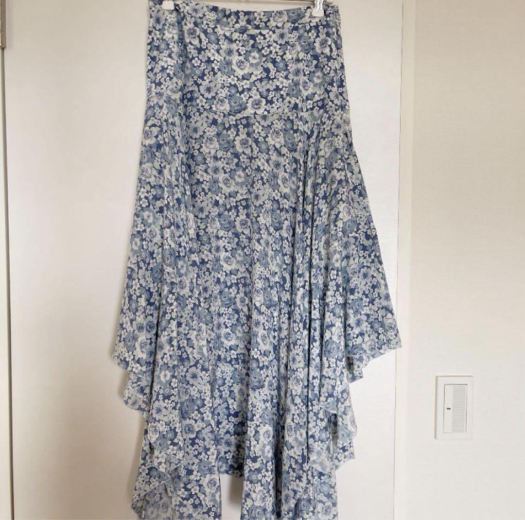 極美品！ステラマッカートニー　シルクスカート Stella McCartney ステラマッカートニー スカート シルク ピンク