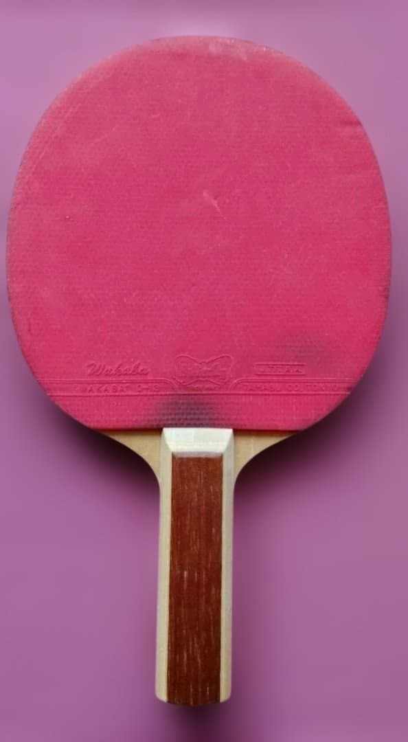 Tamasu 卓球ラケット 赤色 J.T.T.A.A.認証Butterfly