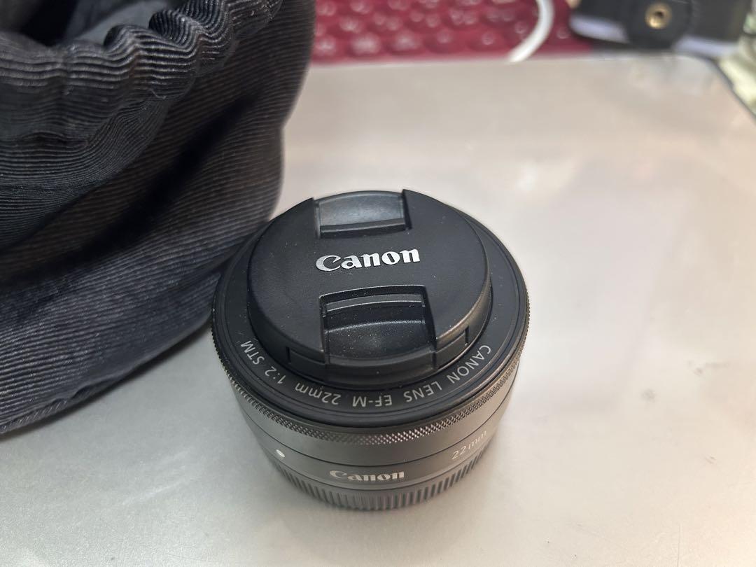 Canon キャノン EF-M 22mm F2 STM 動作OK・美品 美品】キャノン Canon EF-M 22mm F2 STM