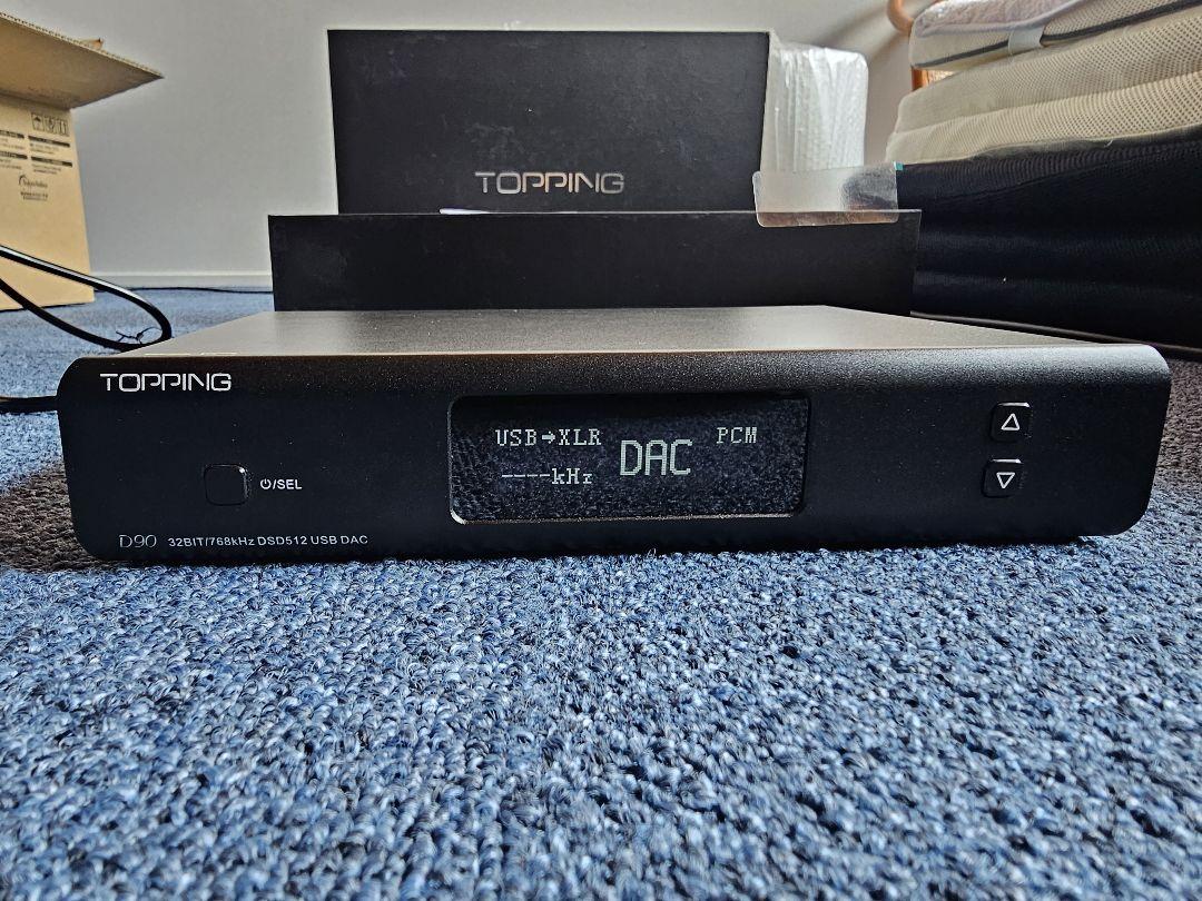 Topping D90 フルバランス DAC USB/XLR接続　ak4477