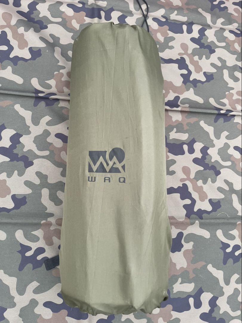 WAQ キャンプマット 厚手8cm インフレーターマット　オリーブ