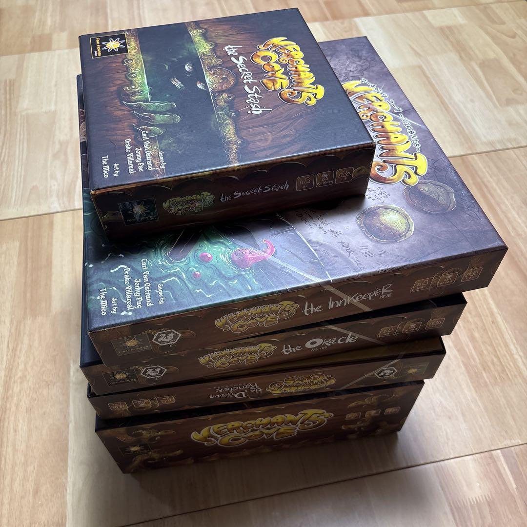 マーチャンツコーヴ ＋4つ拡張　KS日本語版　スリーブ付き　ボードゲームセット
