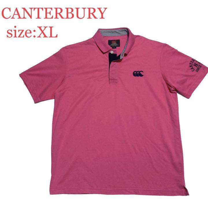 CANTERBURY カンタベリー メンズ ピンク 半袖ポロシャツ XLサイズ - メルカリ CANTERBURY カンタベリー メンズ ピンク 半袖ポロシャツ XLサイズ - メルカリ