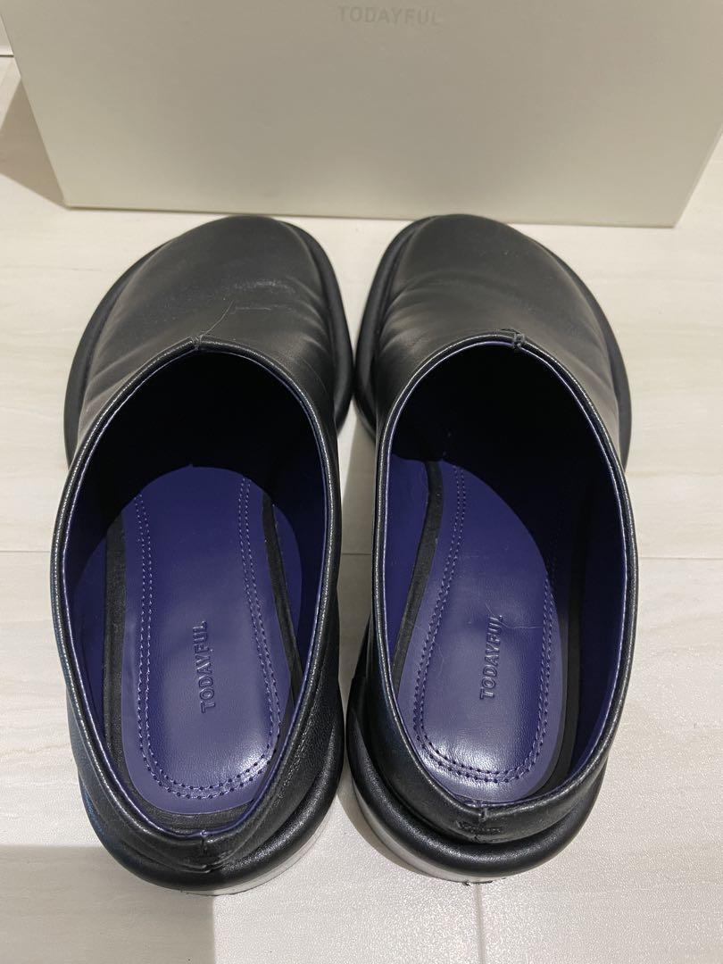 TODAYFUL Slide Leather Shoes 37・トゥデイフル