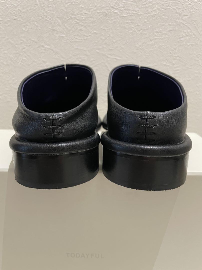 TODAYFUL Slide Leather Shoes 37・トゥデイフル