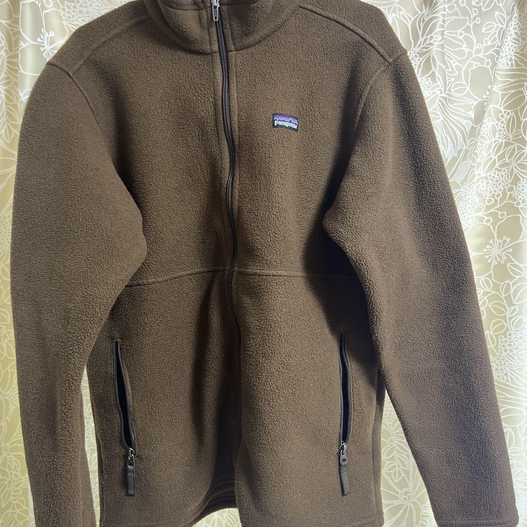 patagonia ブラウン フリースジャケット キッズXXL S - メルカリ
