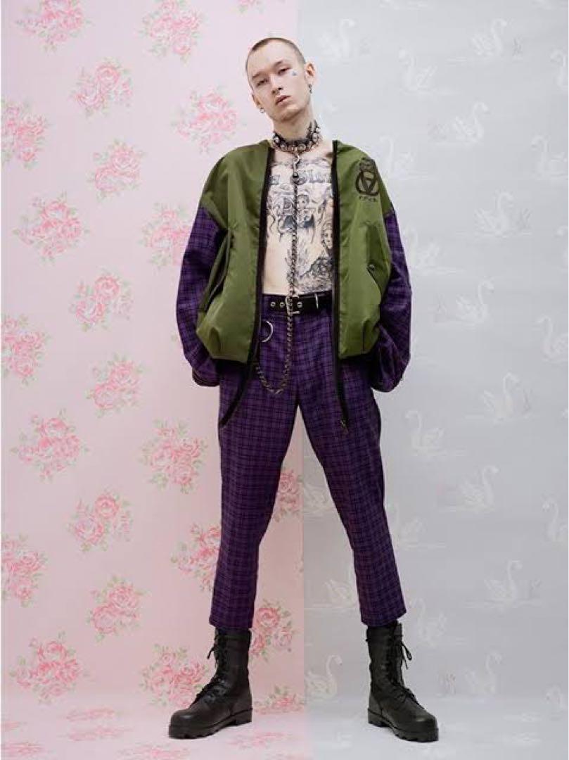 キディル ボンテージパンツ チェック19ss