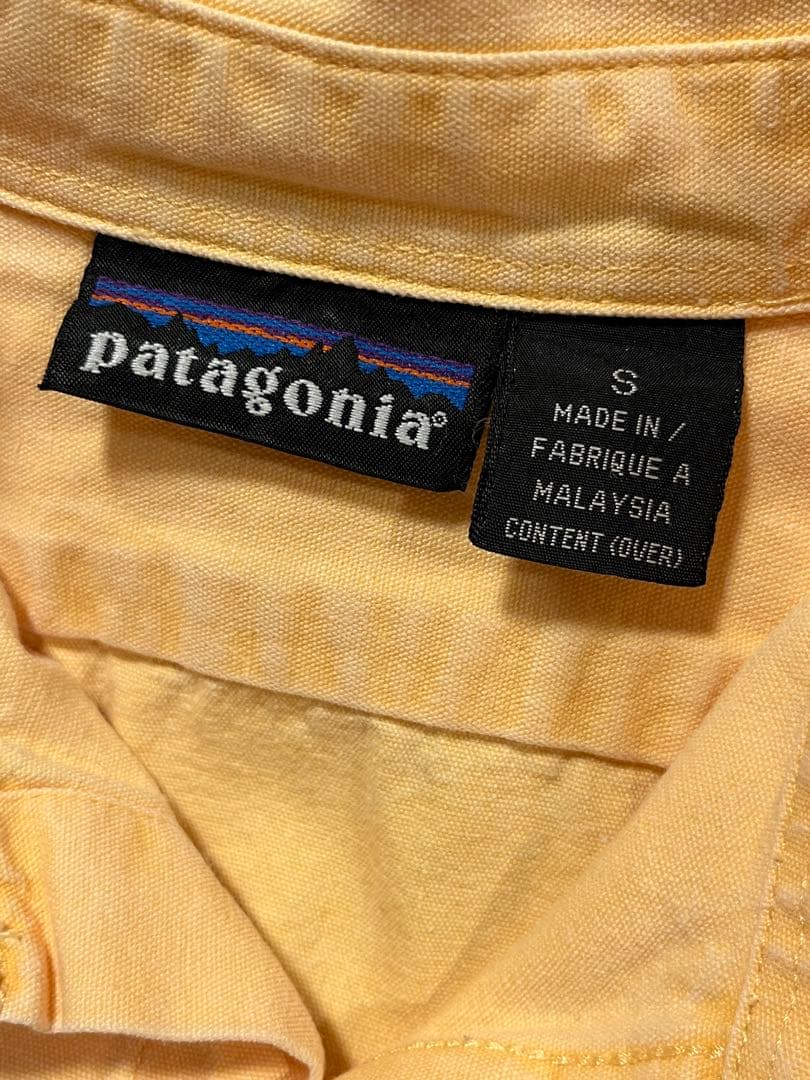 90s Patagonia パタゴニア 雪なし タグ シャツ S