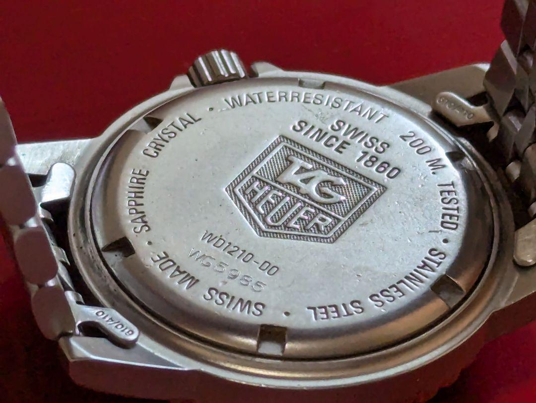 タグホイヤー TAG HEUER プロフェッショナル WD1210-D0 美品