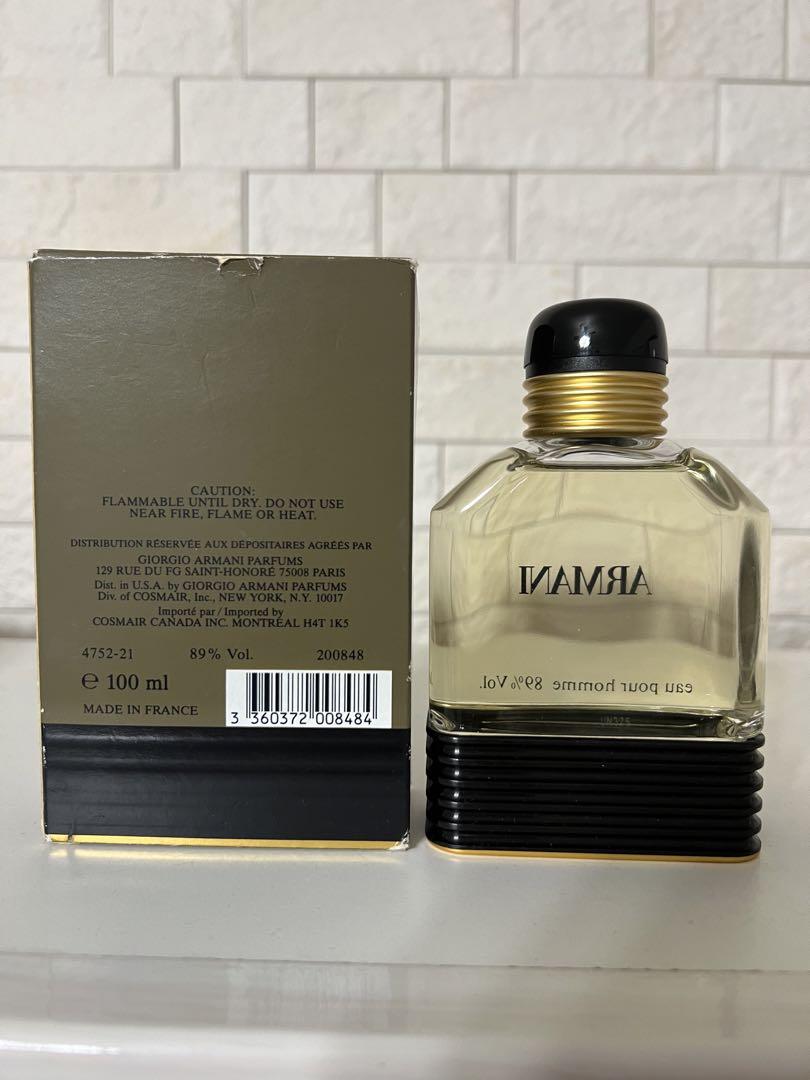 未使用 アルマーニ プールオム 100ml