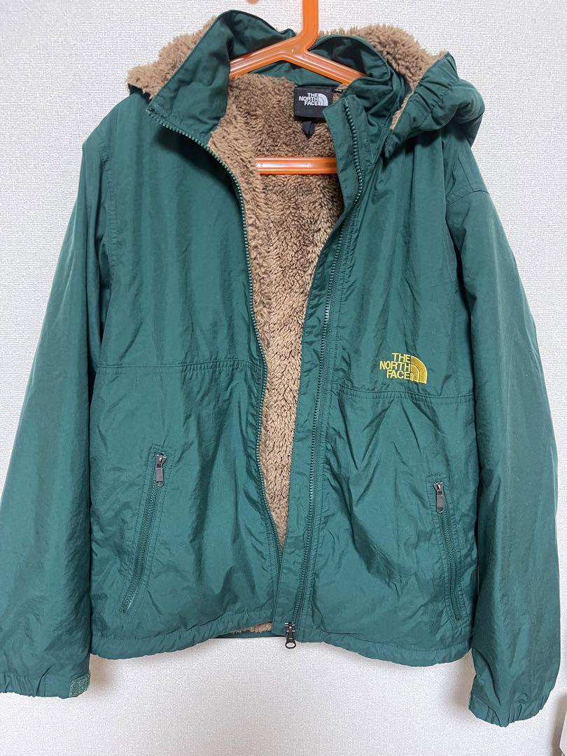 THE NORTH FACE コンパクトノマドジャケット フード付き 150 緑