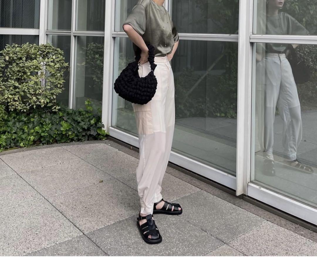 アメリ　CHIFFON MILITARY CARGO PANTS