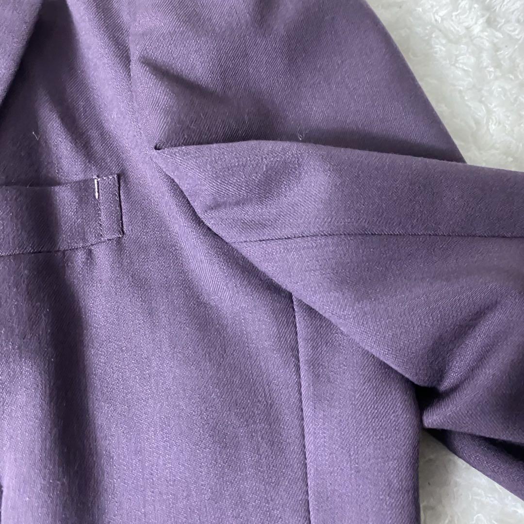 【VINTAGE】 double breasted setup purple