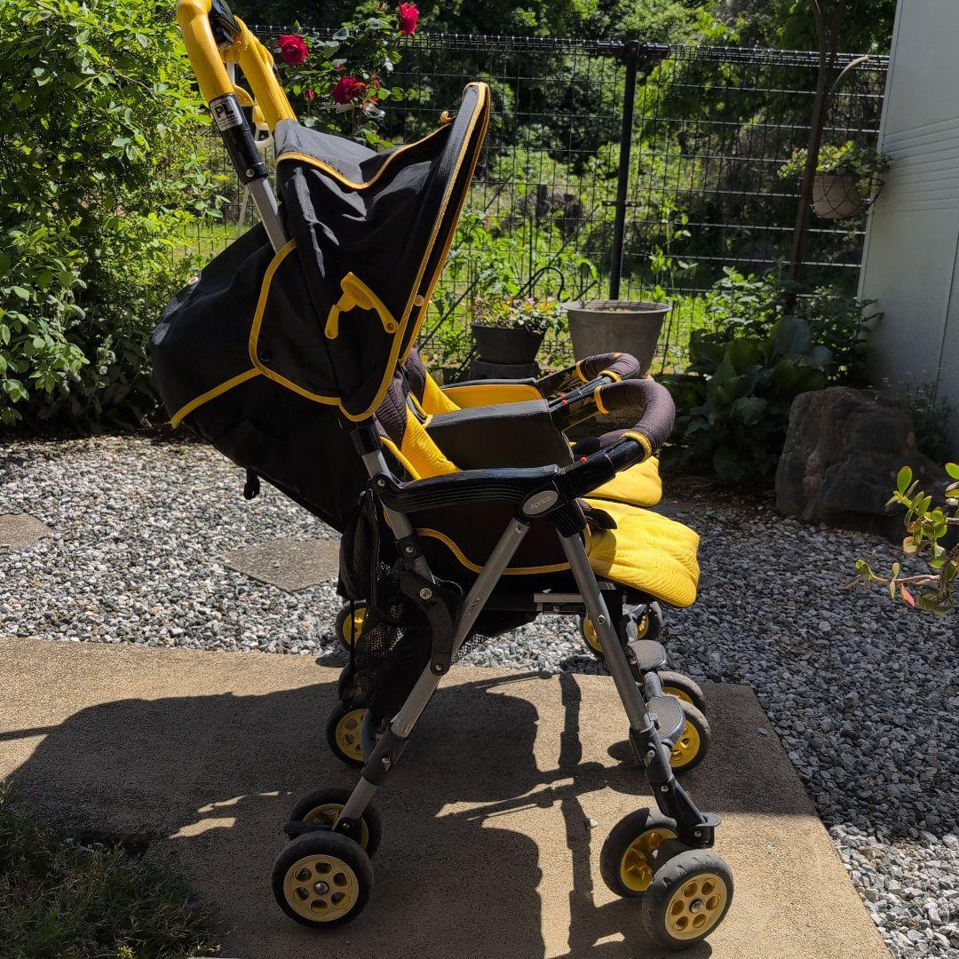 Aprica ダブルベビーカー イエロー　双子用
