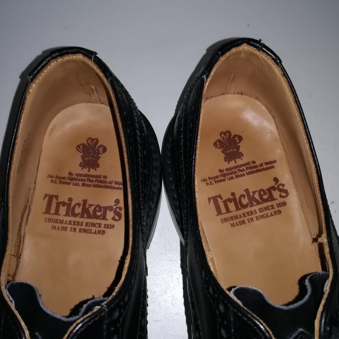c0859 【数回着用程度・美品】 トリッカーズ バートン ウイングチップ 8