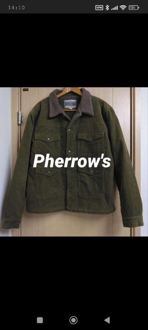 【超美品】Pherrow'sランチジャケット KHAKI