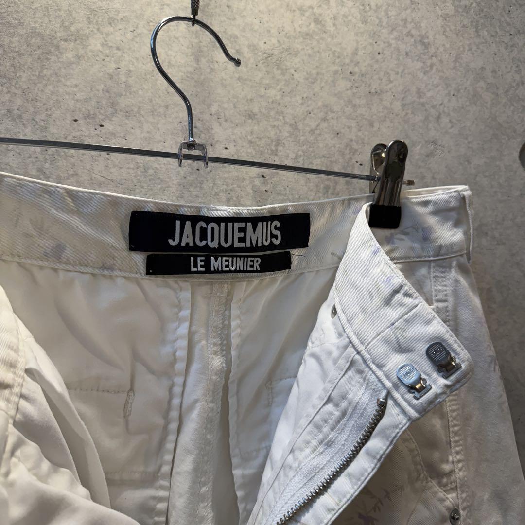 JAQUEMUS ホワイト カーゴパンツ
