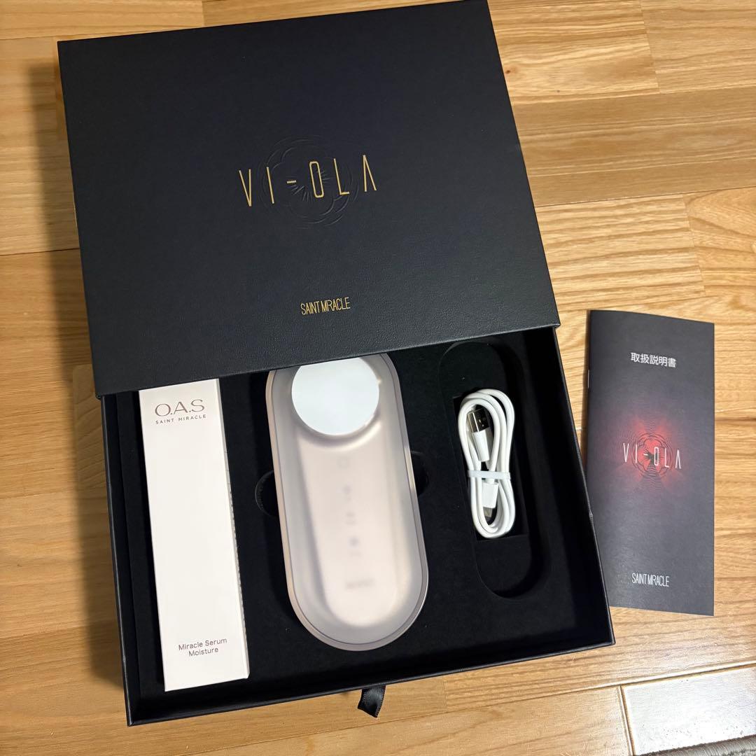 23日まで SAINT MIRACLE VI-OLA ヴィオーラ 美顔器新品、♥