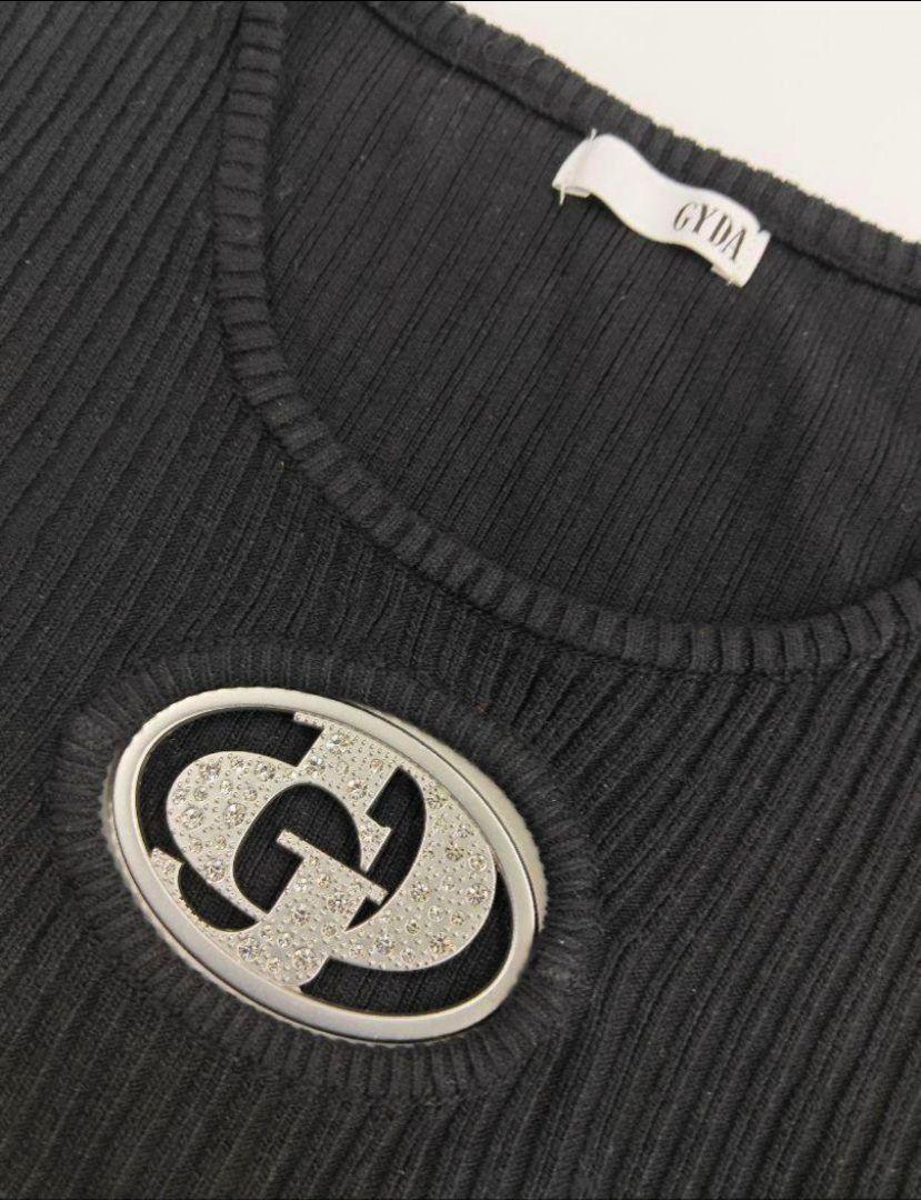GYADA GD bijou MOLDハーフスリーブニットトップス　新品