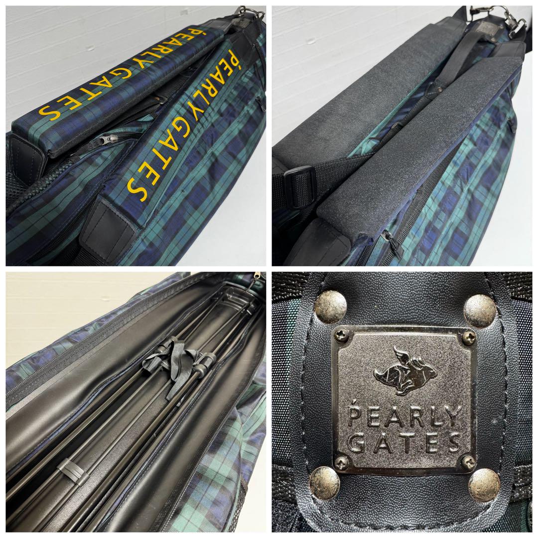【貴重】PEARLY GATES キャディバッグ スタンド式 9型 4分割
