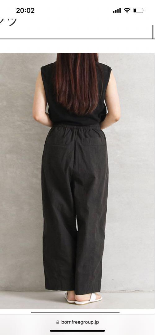 パンツ Washed Wide Pants 38