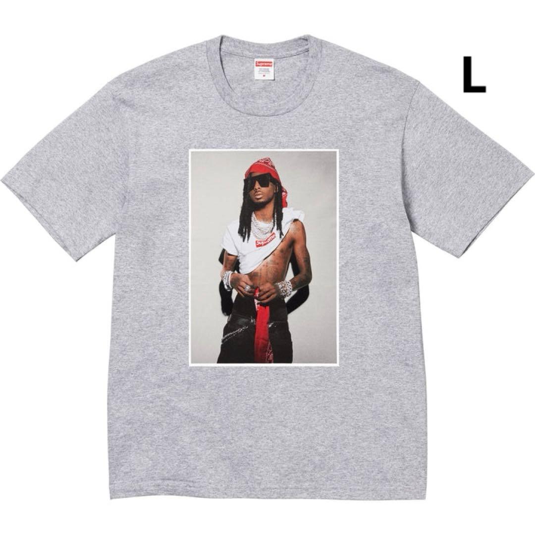 Supreme Playboi Carti Tee Heather Grey L