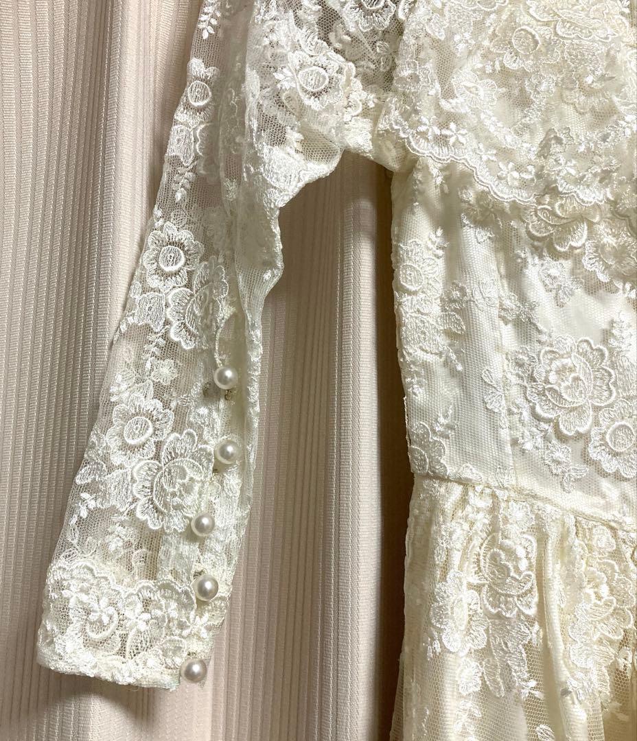 昭和レトロ ウェディングドレスM