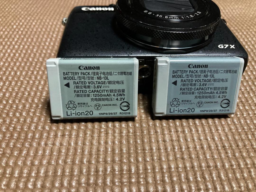 キャノン PowerShot G7X ［バッテリー 2個］