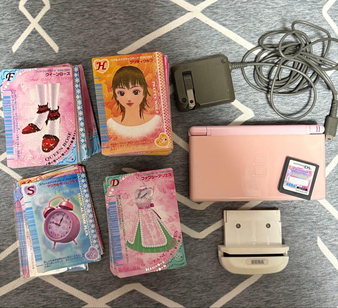 ラブ-べリーゲーム DS本体 カードリーダー目立った傷や汚れなし YUZUMIYA_COM