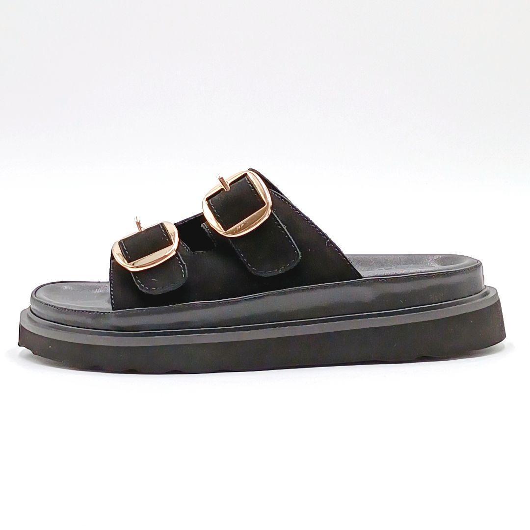 【美品】アパルトモン別注 MOHI ゴールドバックル サンダル 美品】アパルトモン別注 MOHI ゴールドバックル サンダル 靴