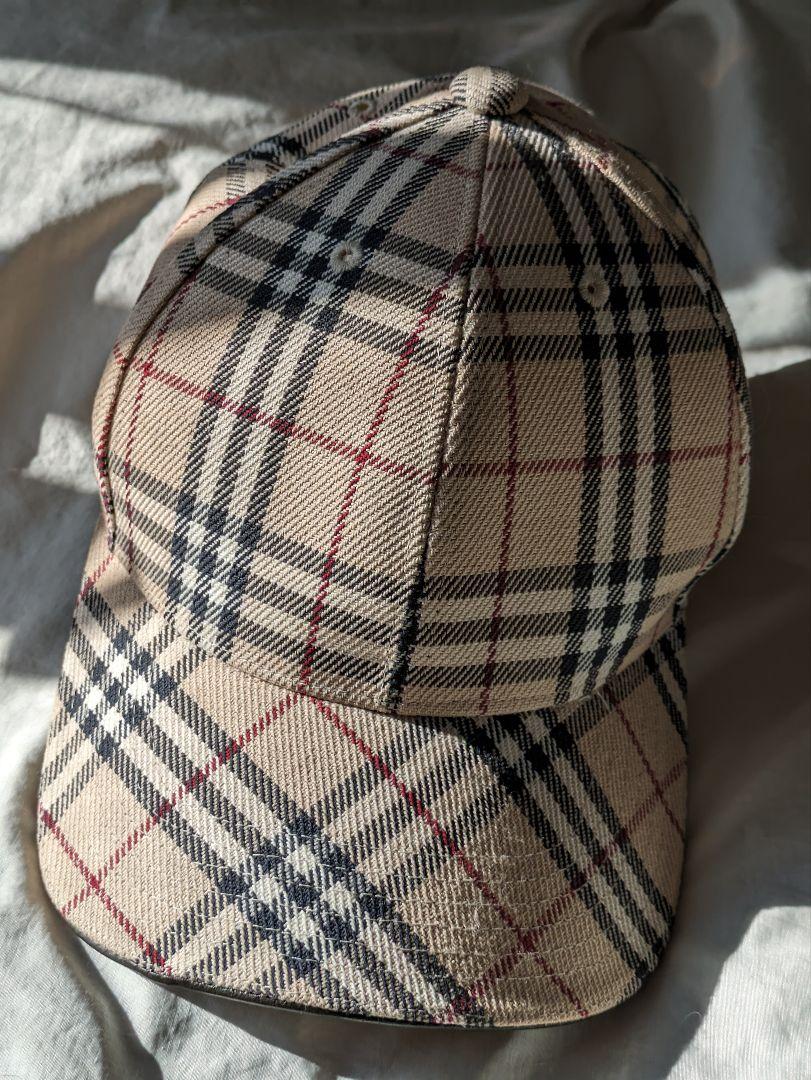 BURBERRYキャップ/ZLF05-601/ノバチェックチェックコットン