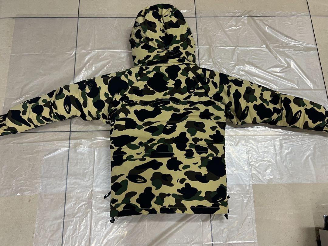 A Bathing Ape スノボダウンジャケット 1stカモ 新品同 エイプ A BATHING APE ファーストカモ スノボダウンジャケット