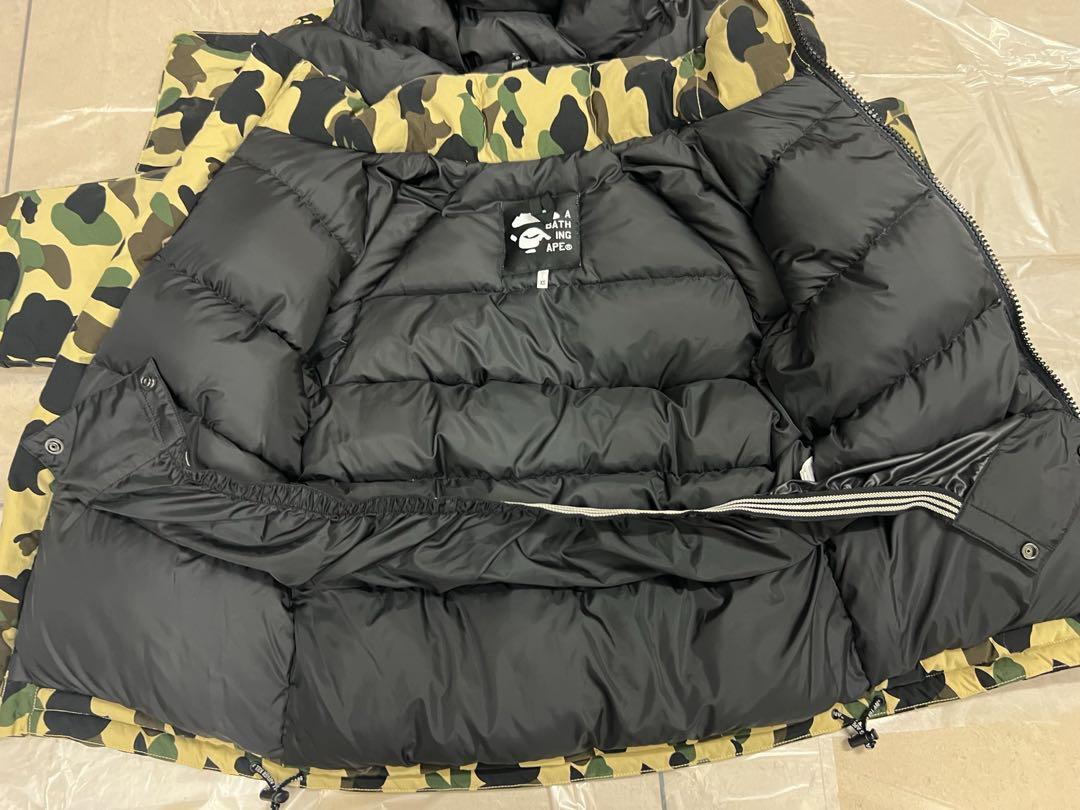 A BATHING APE ファーストカモ スノボダウンジャケット