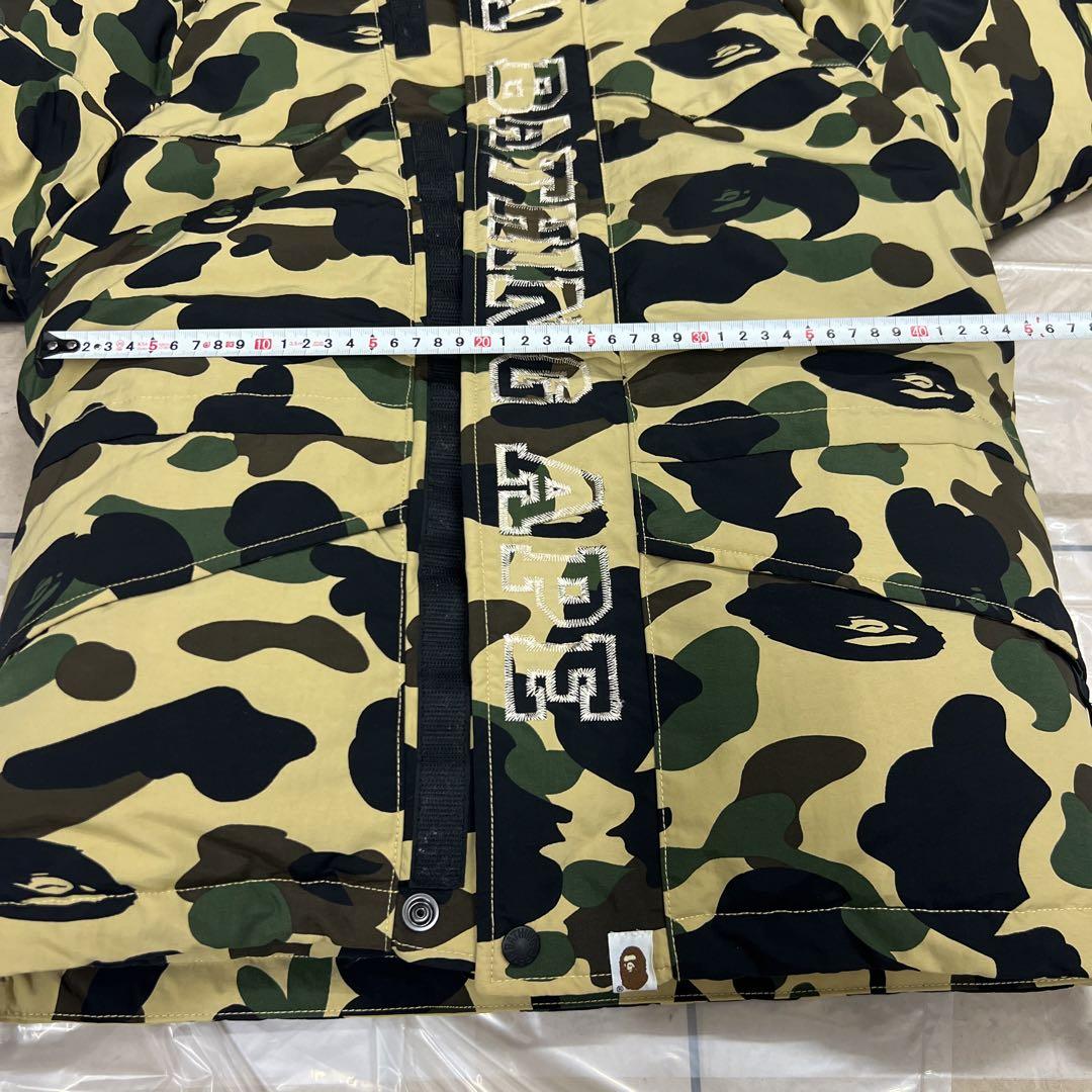 A BATHING APE ファーストカモ スノボダウンジャケット