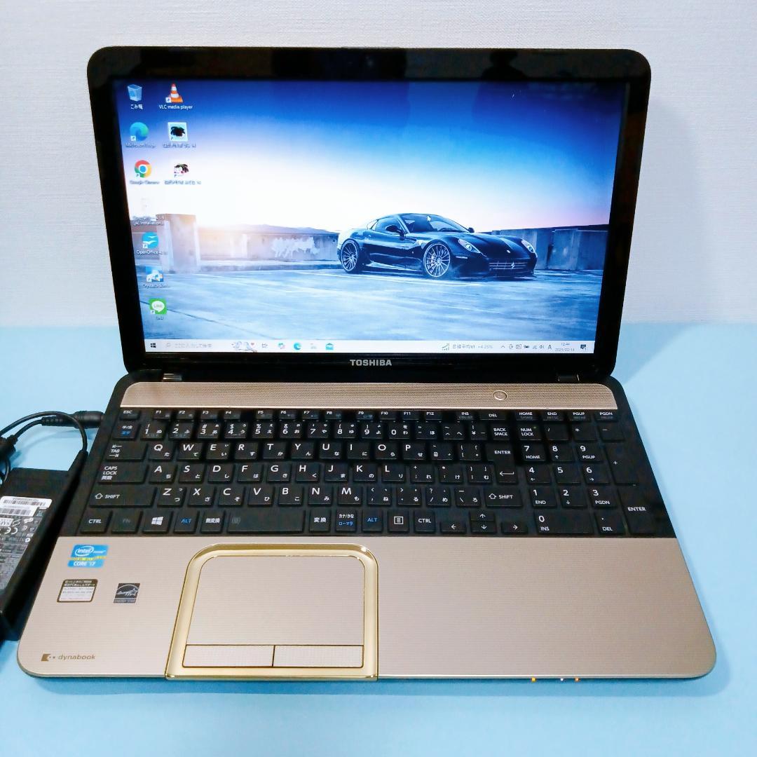 コスパ最高 ゴールド ノートパソコン i7 新品SSD256GB 8GB カメラ