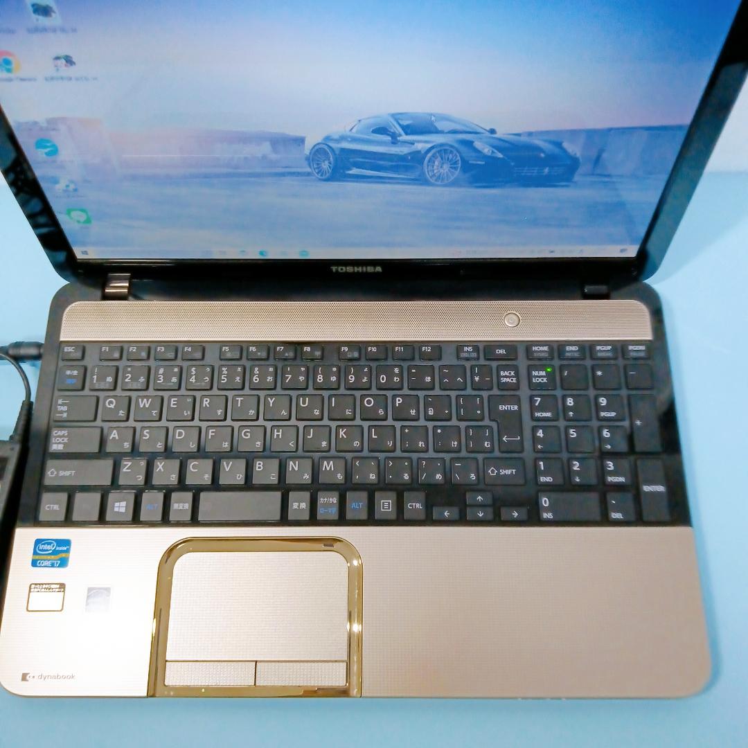 コスパ最高 ゴールド ノートパソコン i7 新品SSD256GB 8GB カメラ
