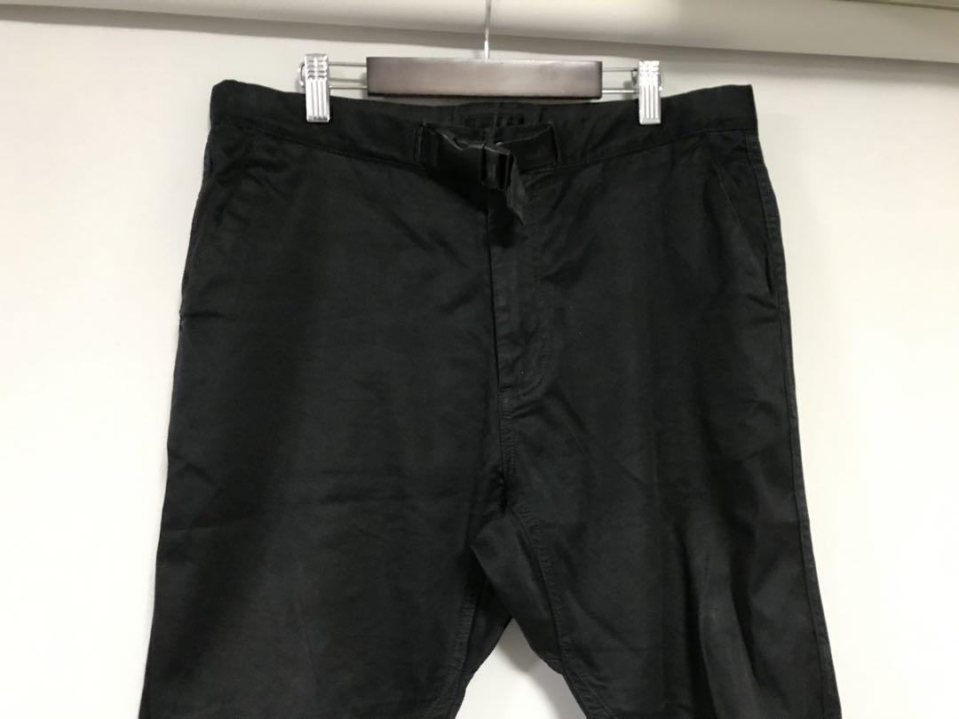 本物アルファALPHAナノユニバースコットンワークチノパンツサーフアメカジ黒M