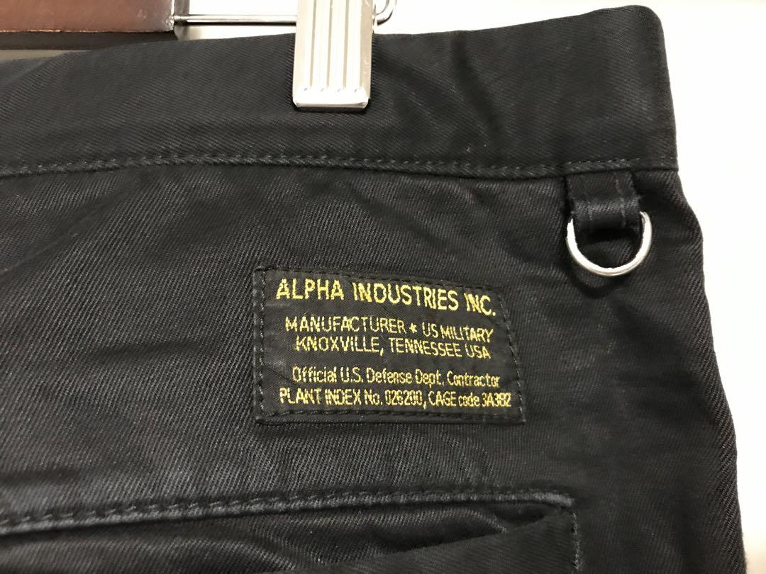 本物アルファALPHAナノユニバースコットンワークチノパンツサーフアメカジ黒M
